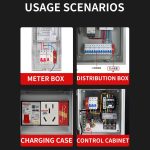 DIN rail flame retardant device, double-line adhesive design, engine room, non-polluting distribution box/cabinet, flame retardant device - Image 3